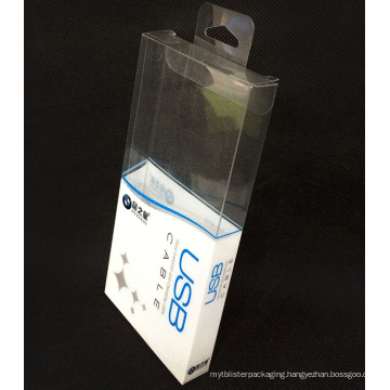 Custom printing plastic folding PVC packing box (gift package)